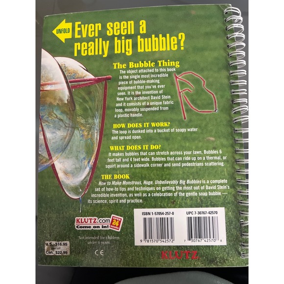 Cats Cradle, How to Make Balloon Animals, How to Make Big Bubbles Book Lot of 3 - Picture 3 of 10